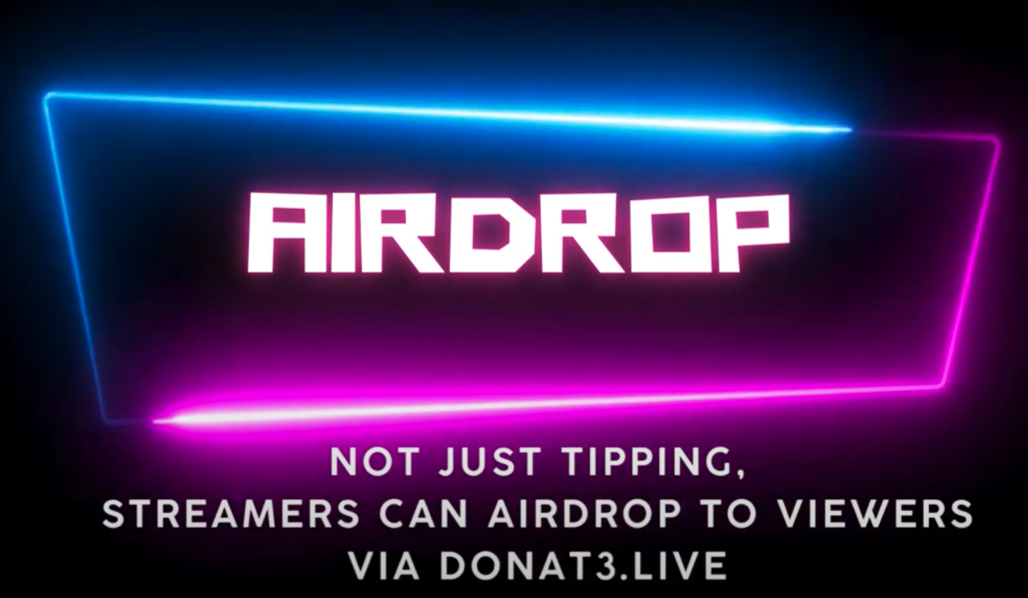 Tipping & Airdrop moments on DONAT3! DONAT3.live